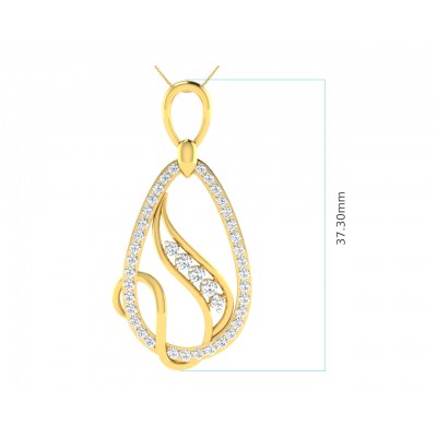 Lyra Diamond Pendant